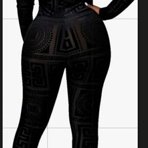 See through jump suit